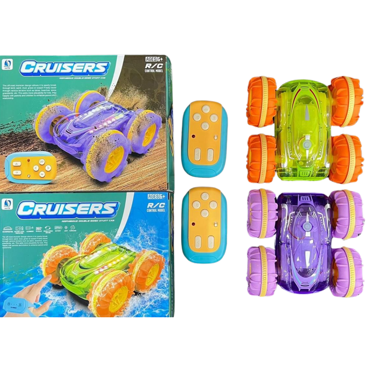 Comprar Carro Anfibio Cruisers Control Remoto Juguete. Si estás buscando un juguete emocionante para tus hijos o incluso para ti, el Carro Anfibio Cruisers Control Remoto Juguete es la opción perfecta. Este vehículo ofrece la diversión de conducir tanto en tierra como en agua, convirtiéndose en el regalo ideal para cualquier amante de la aventura. En Onlineshoppingcenterg, te ofrecemos los mejores precios y la garantía de un producto de calidad.  ¿Qué es el Carro Anfibio Cruisers Control Remoto? El Carro Anfibio Cruisers Control Remoto Juguete es un vehículo radiocontrolado diseñado para funcionar en diferentes superficies. Su diseño anfibio permite que se desplace tanto en agua como en tierra, lo que lo convierte en un juguete versátil y emocionante.  Características principales: Control remoto avanzado para un manejo sencillo y preciso. Resistente al agua, ideal para jugar en piscinas, lagos o charcos. Ruedas todo terreno para desplazarse fácilmente en arena, césped o pavimento. Construcción duradera que soporta el uso continuo y las condiciones exteriores. Ventajas de tener un carro anfibio a control remoto 1. Diversión sin límites Con el carro anfibio control remoto, los usuarios pueden disfrutar de aventuras emocionantes tanto en tierra como en el agua.